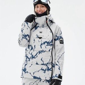 Montec Women's Ski Jacket in Blue and White “Ice”